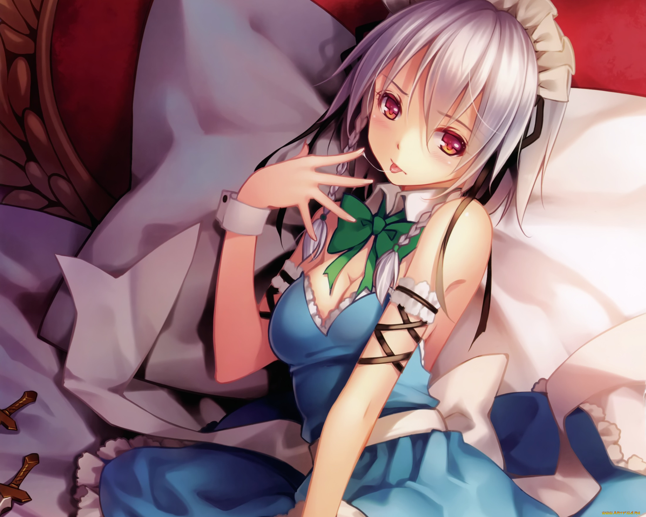 , touhou, izayoi, sakuya, , , tidsean